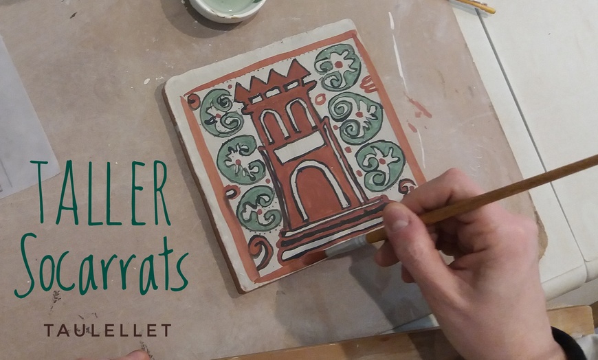 Image 1: Taller creativo "Pinta un socarrat", de 2 horas, para hasta 6 personas