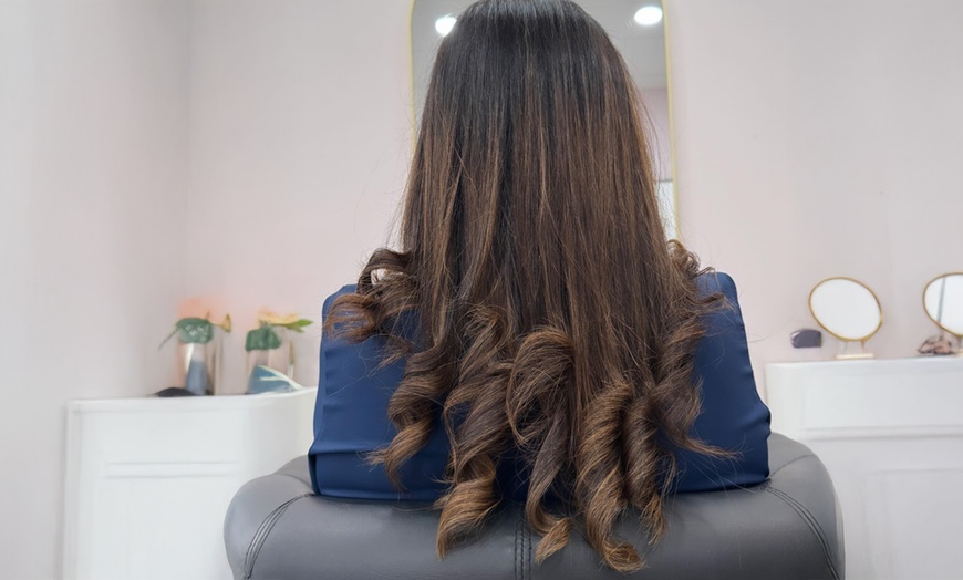 Image 4: Haircut + Shampoo, Conditioning & Blow-dry + Choice of Hair Color 