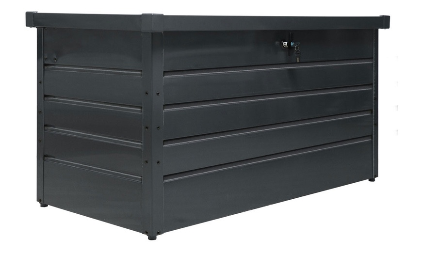 Image 7: 350L Lockable Outdoor Steel Storage Box