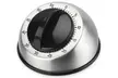 60 Minutes Stainless Steel Kitchen Timer Mechanical Wind- Up Timer - Second Medium