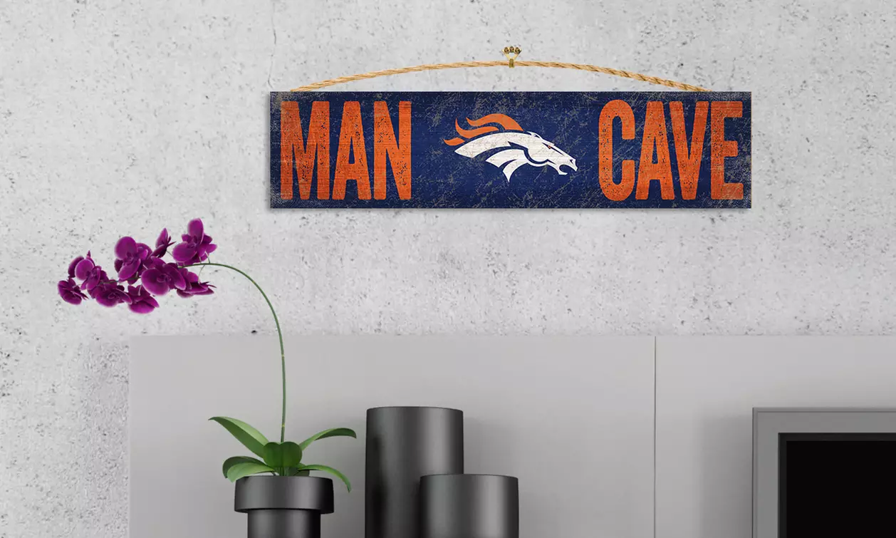 NFL 24'' X 6'' Man Cave Sign - Primary Image