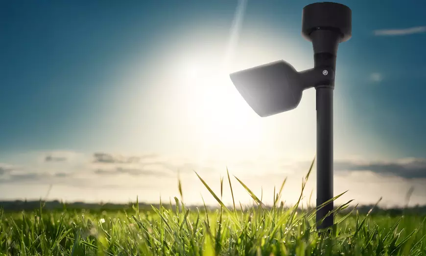 Image 1: Set van 4 of 6 solar spotlight lampen