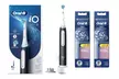 Brosse à dent électrique Oral-B  avec 5 ou 10 têtes de brosses Crossaction ou Sensitive Clean Braun - Second Medium