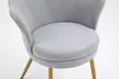 Fluwelen schelpfauteuil in kleur naar keuze, inclusief verzending - Image 5