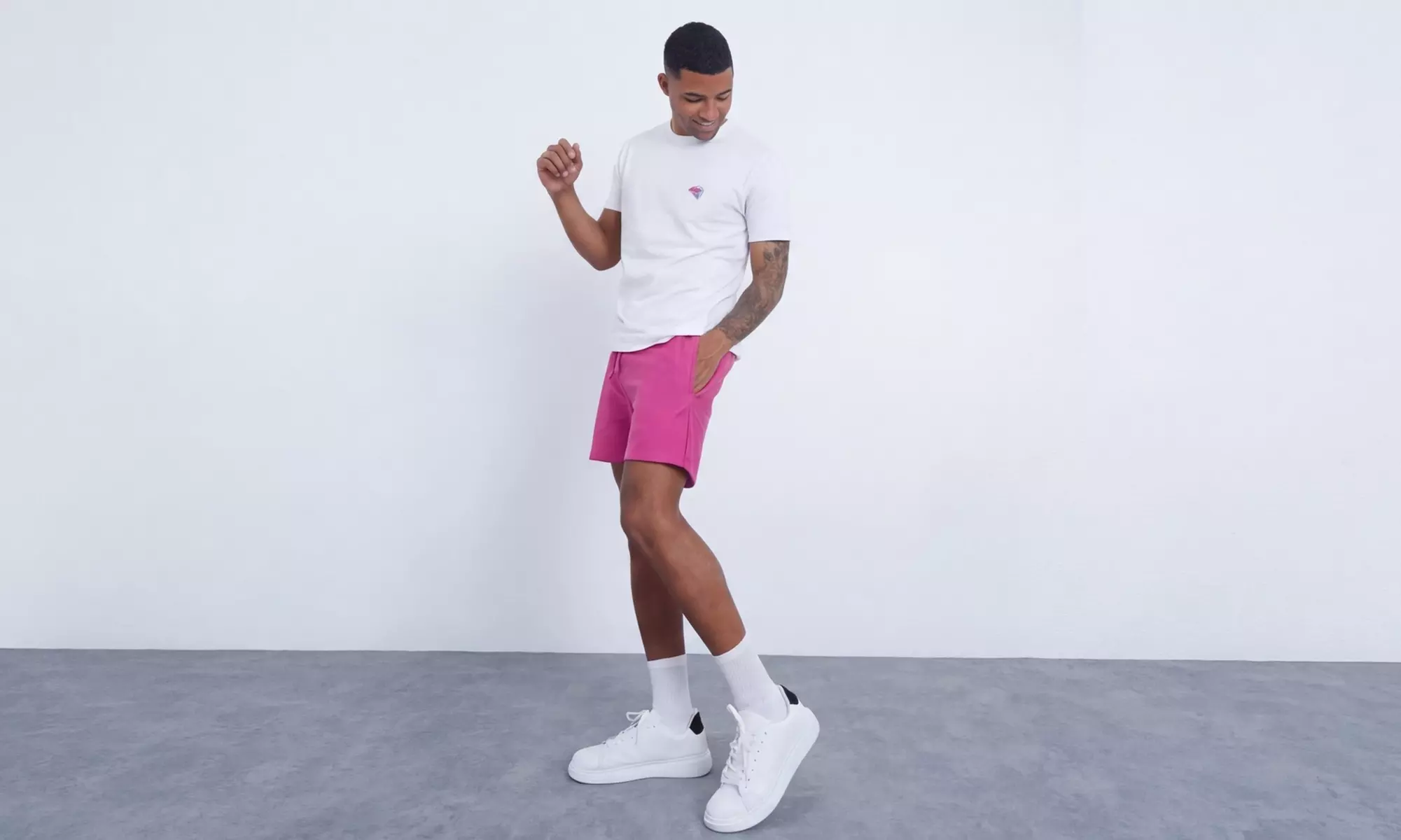 Love Island Logo Cotton T-Shirt for Men