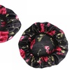 Image 16: Women Satin Night Sleep Cap Hair Bonnet Hat Silk Head Cover Wide Elastic Band