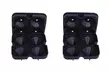 Diamond Ice Cube Maker Tray with Lid - Silicone Molds in 1, 2, or 4 pack - Second Medium