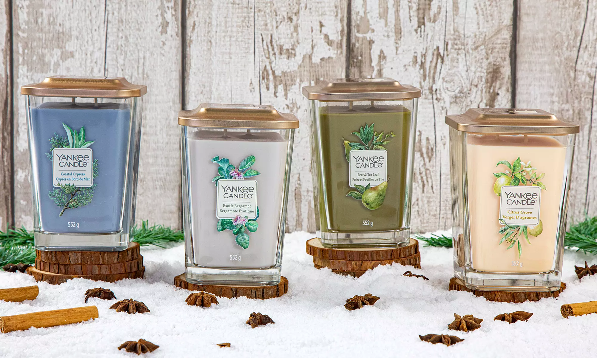 4 grandes bougies à 2 mèches Yankee Candle - Primary Image