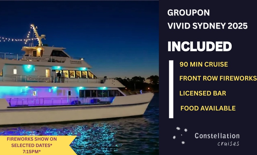 Image 1: Up to 49% Off on Other Boating (Ride / Activity) at Sydney Constellation Cruises Pty Ltd
