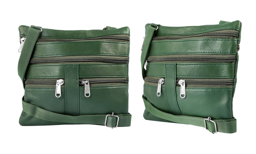 Image 17: Bolso unisex de piel auténtica Steinmeister