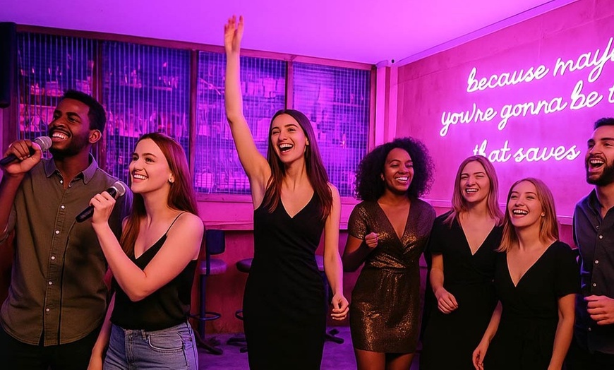 Image 3: Private Karaoke Booth for Up to 15 People + Cocktail Jug
