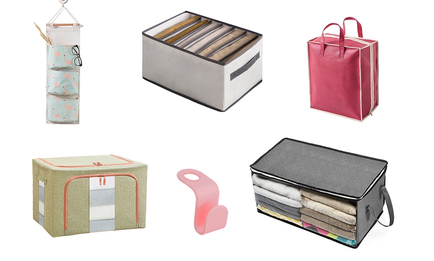 Image 5: Bedroom Storage Bundle for Clothes, Towels, Shoes and Accessories