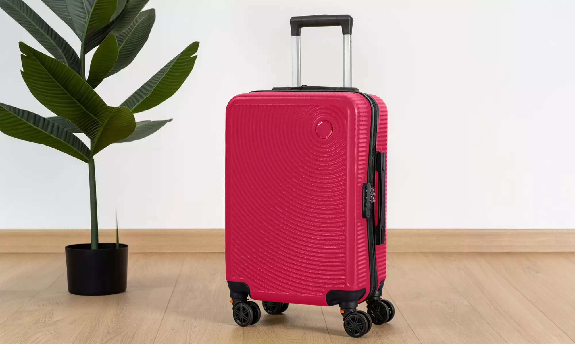 Maleta de cabina de ABS con ruedas desmontables