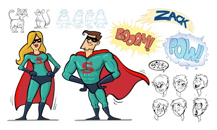 3 Monate Zugang zum Online-Zeichenkurs: Comics zeichnen - Online-Zeichenschule