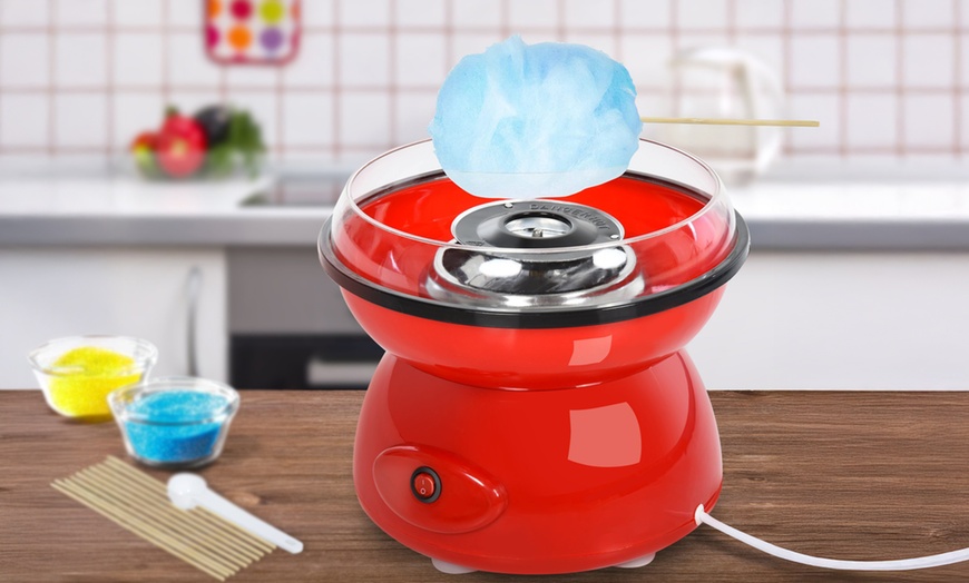 Image 1: HomCom Candy Floss Machine