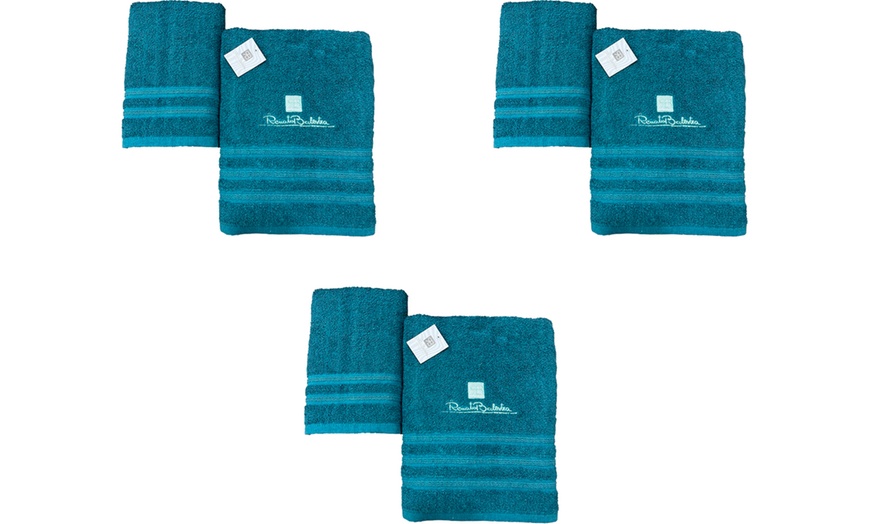 Image 9: 3 ou 5 ensembles de 2 serviettes Renato Balestra