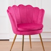 Image 19: Fluwelen schelp fauteuil