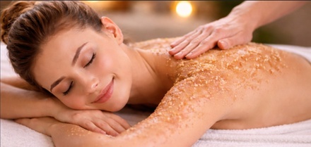 One 45 Min Full Body Sugar Scrub + 15 Min Foot Massage ( New Customers Only ) - Donna Skin & Body Care