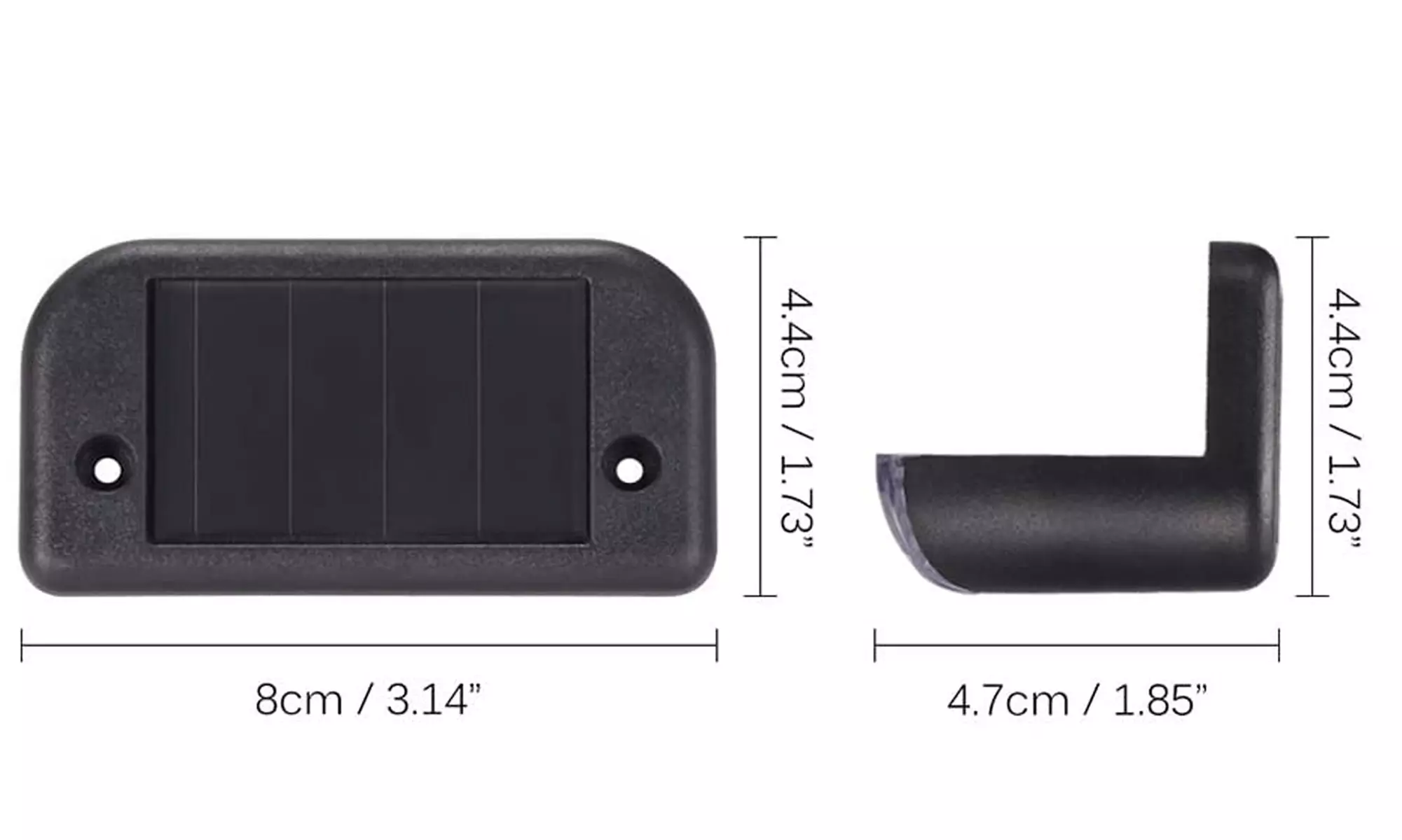 Solar Deck Lights Waterproof Led Solar Lamp for Outdoor Stairs Step Fences