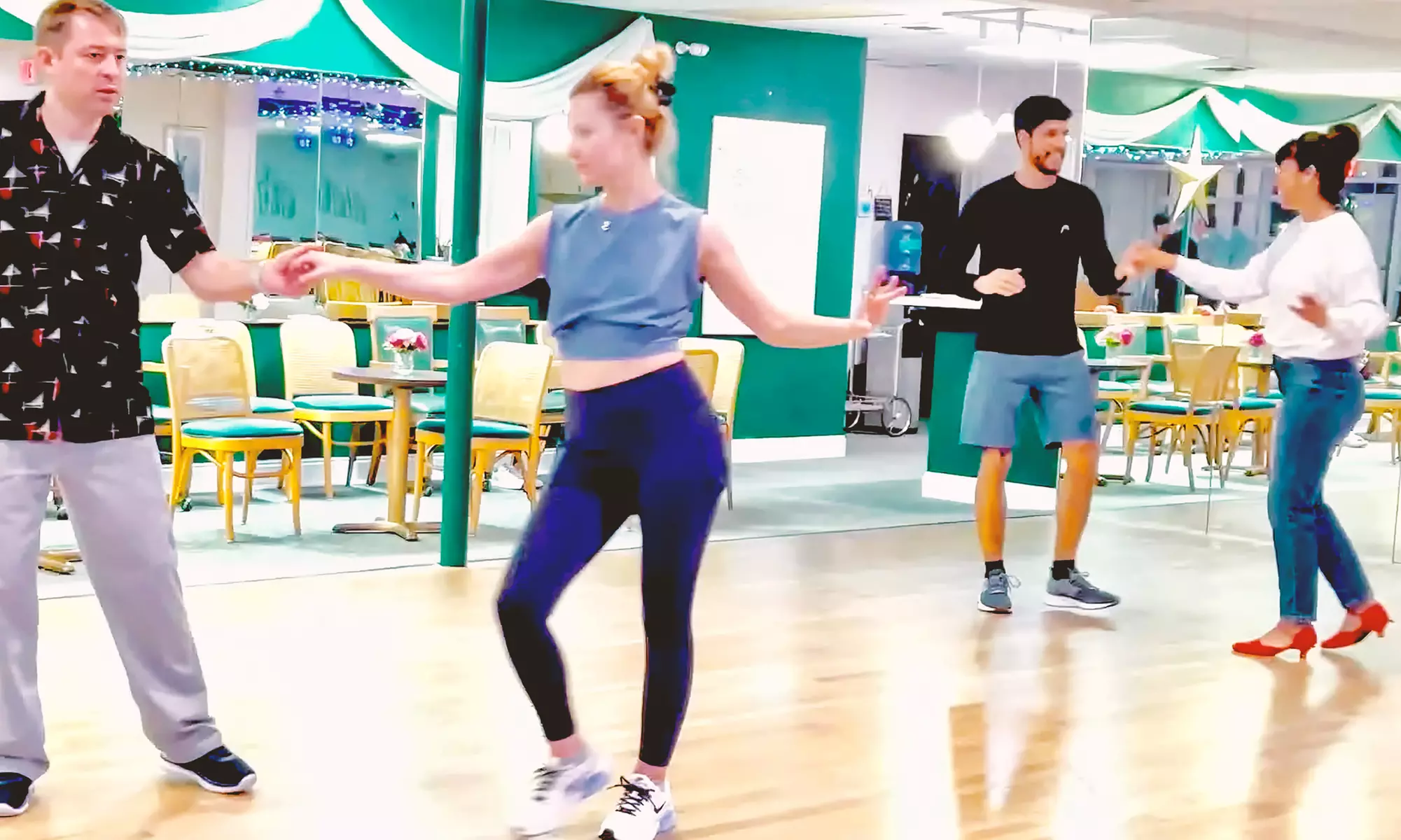 Pompano Beach: Salsa or Ballroom One Month of Group Classes Membership