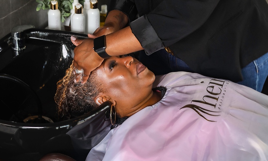 Image 1: 2 Treatments for Moisture & Strengthening or Restorative Hair & Scalp