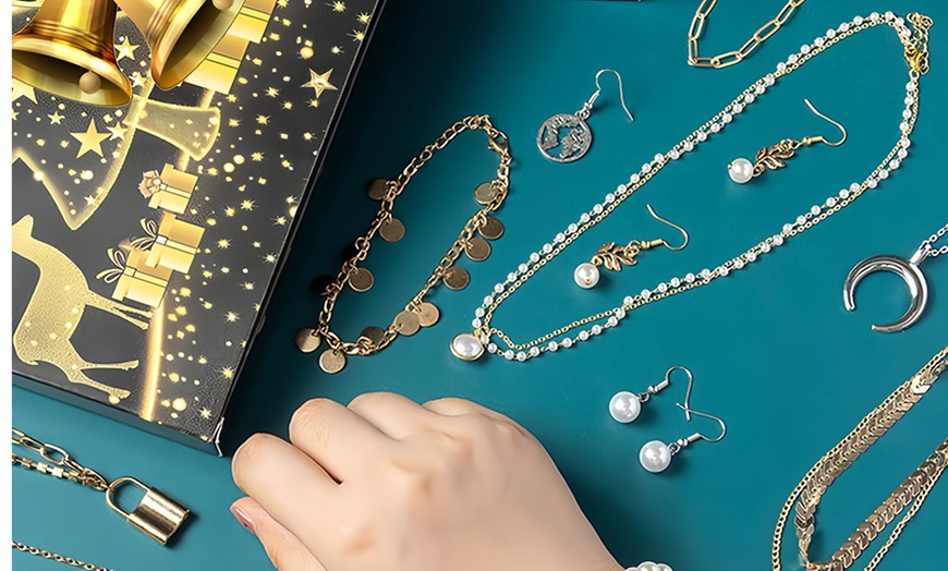 Image 3: Calendario dell'avvento con 24 gioielli 