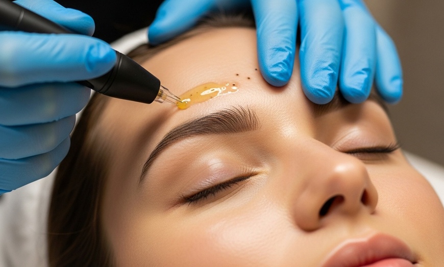 Image 2: Microneedling Sessions w/ PRP on Full Face, Optional Neck & Decollete
