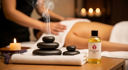 60 min full body massage + Aromatherapy + Hot stones - Phoenix Spa