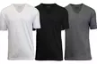 3-Pack Galaxy by Harvic Men's Short Sleeve Cotton Tees (S-2XL) — The Easy Staple Your Closet Needs! - Second Medium