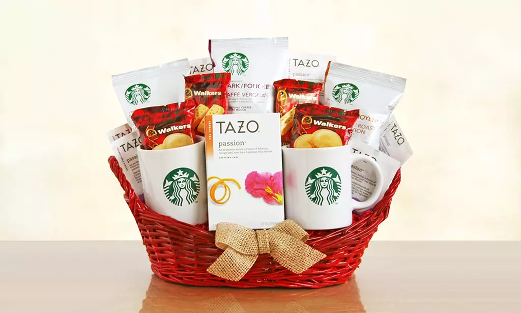 Starbucks Valentine Surprises Gift Basket by California Delicious - Primary Image