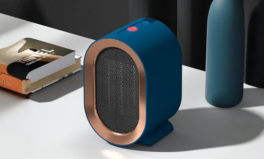 Image 3: Ceramic PTC Desktop Heater
