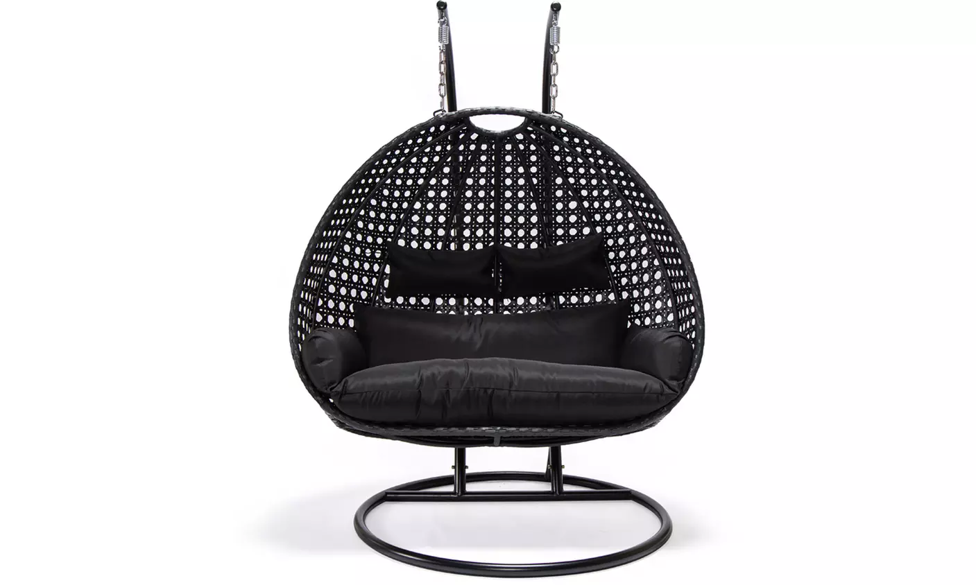 Home Deluxe Polyrattan-Hängesessel TWIN