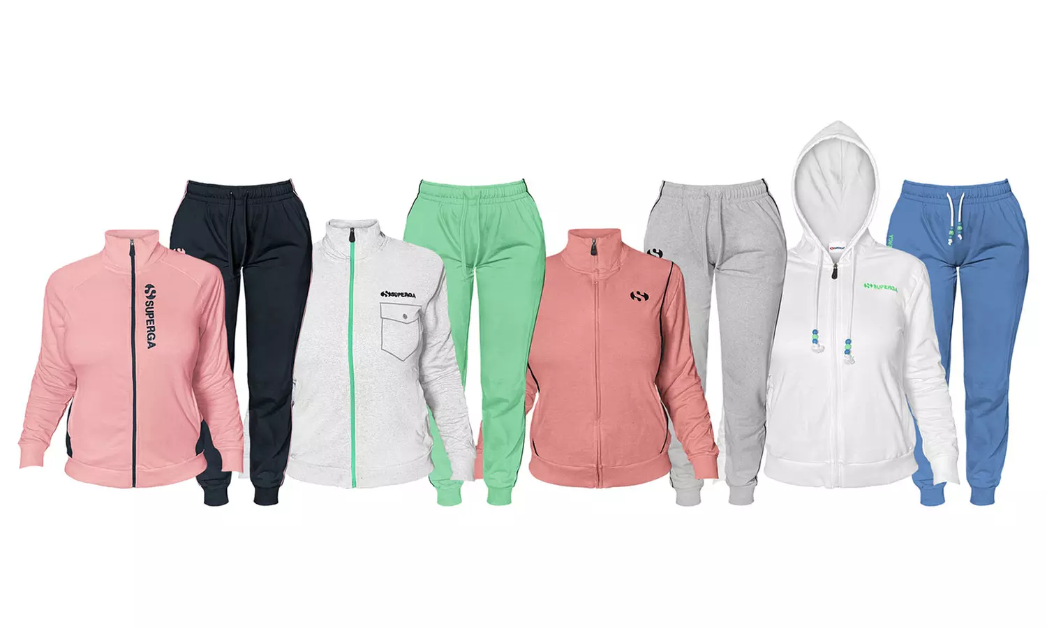 Tuta donna Superga in cotone leggero