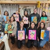 Image 3: Paint & Sip Party or 3-Hour Private Painting Party - Canvas Included