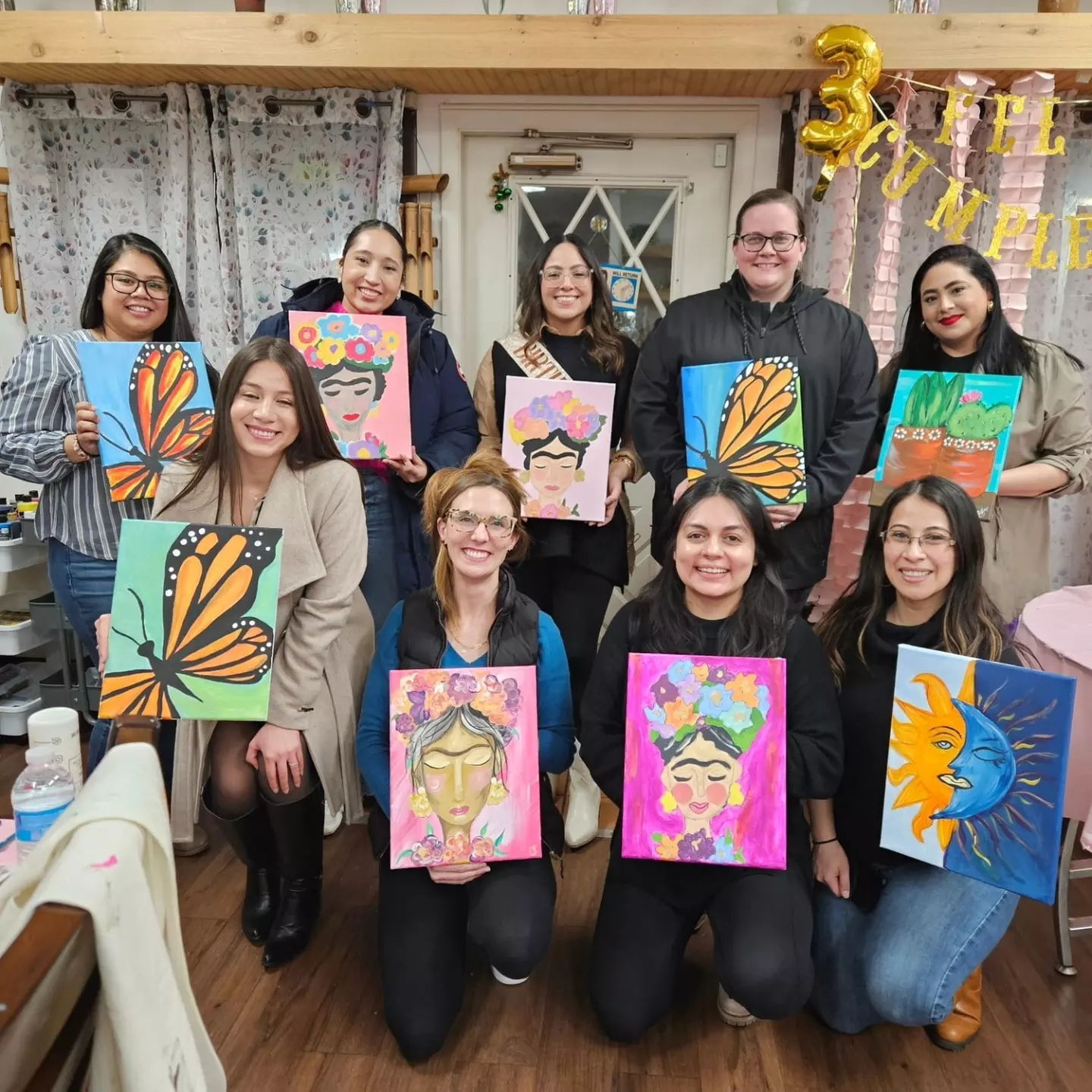 Paint & Sip Party or 3-Hour Private Painting Party - Canvas Included
