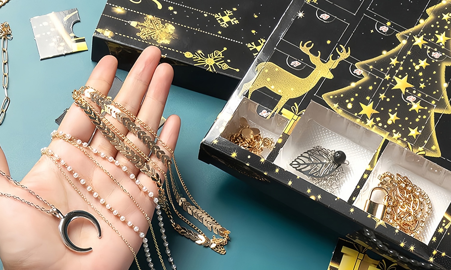 Adventskalender met sieraden