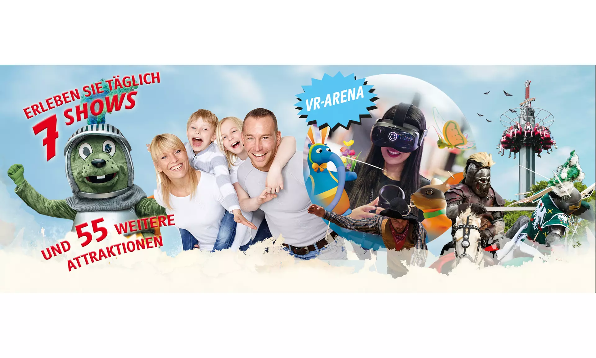 Tagesticket für 1 Erwachsenen für den Erlebnispark Schloss Thurn (21% sparen) - Primary Image