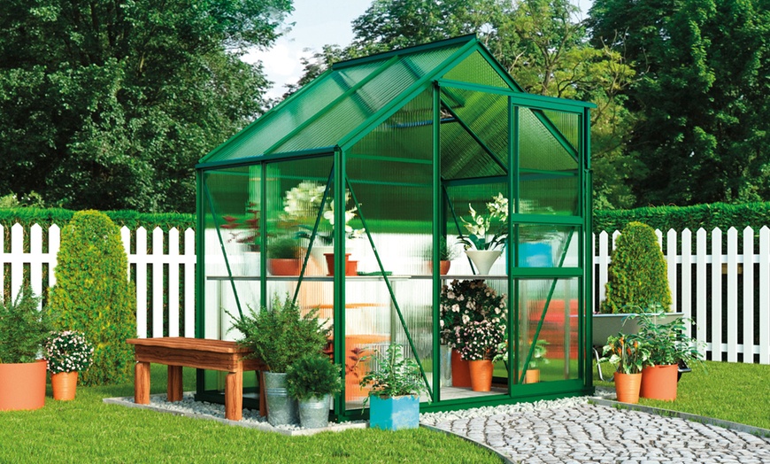 Image 5: Garden Grow Aluminium Frame Greenhouse in a Choice of Size and Colour