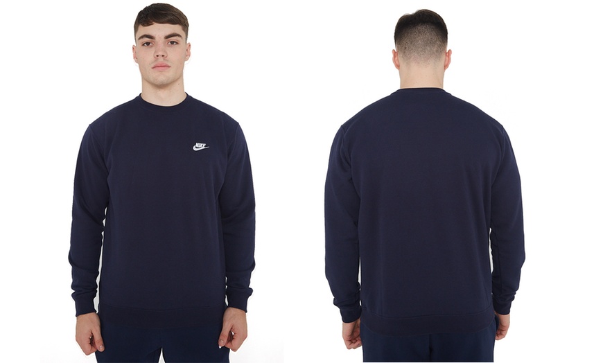 Image 11: Nike Men's Crew Neck Clubfleece Tracksuit Set