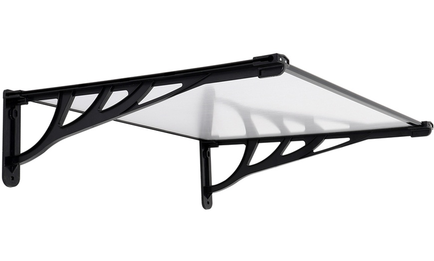 Image 3: All-Weather Plastic Sloped Canopy