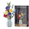 Image 4: Blumenstrauß-Baustein-Set mit Vase