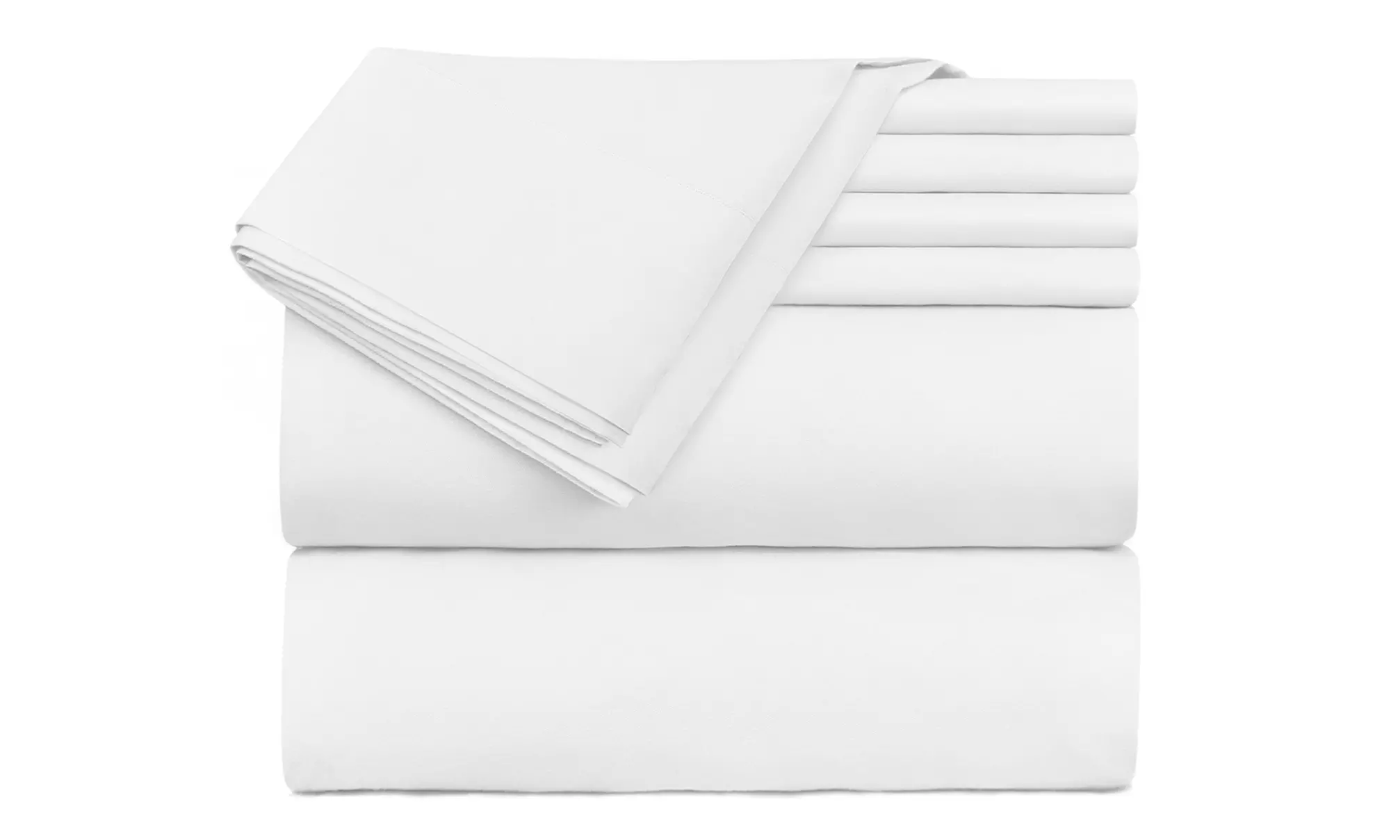 Nestl 7 Piece Split King Bed Sheet Set - Extra Deep Pocket Split King Sheet Set
