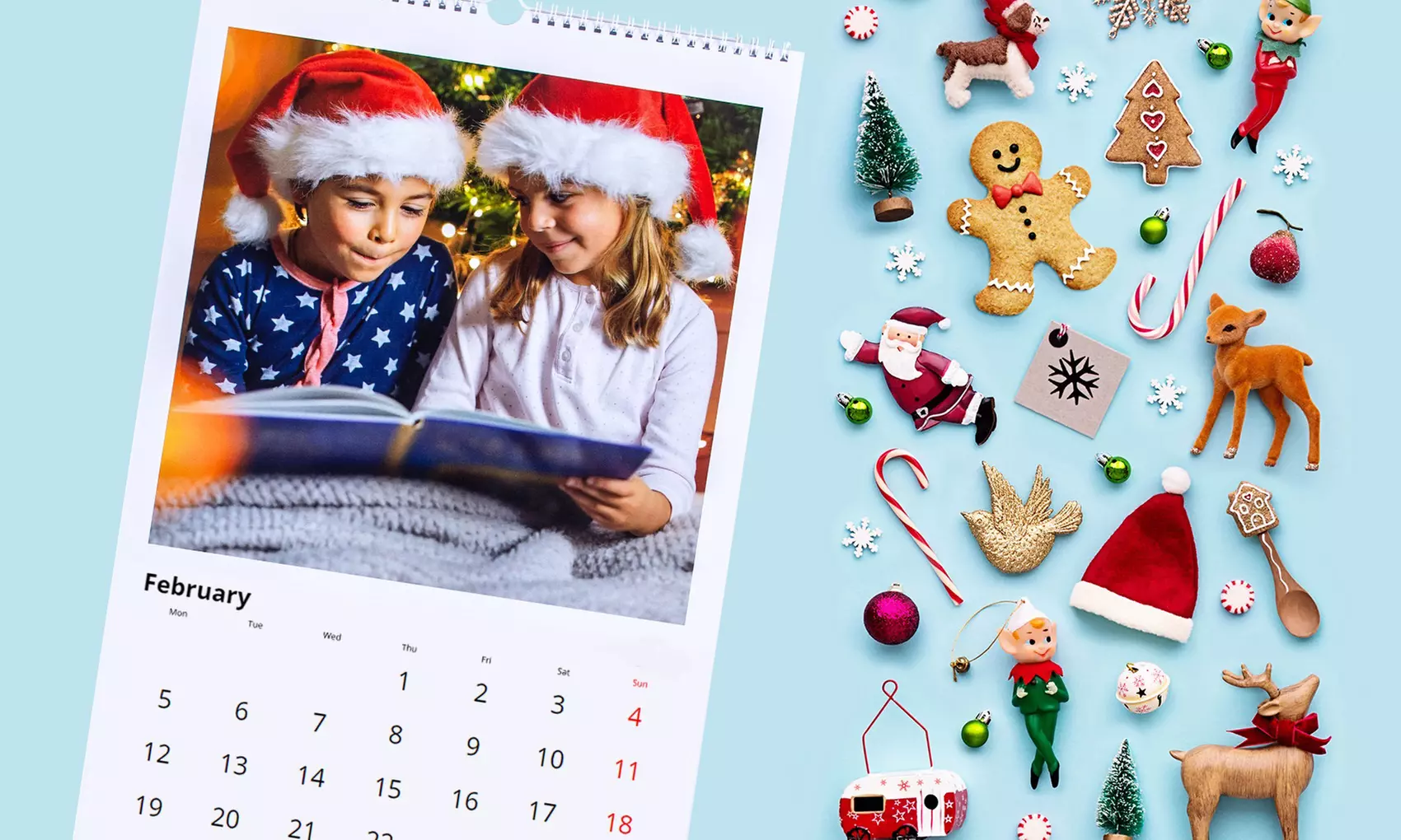 Personalised Photo Calendar in A4, A3 and XL format from Colorland