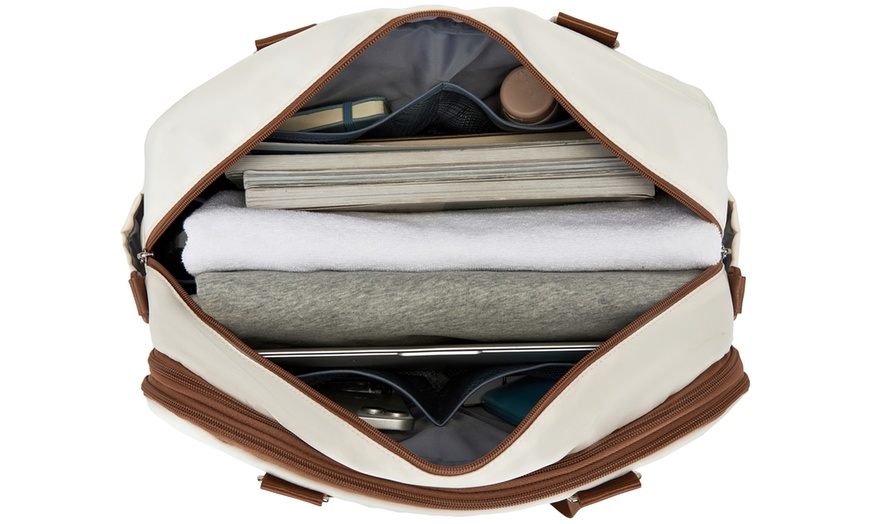 Image 12: KONO 20L Expandable Travel Duffel Bag with Wet-Dry Compartment