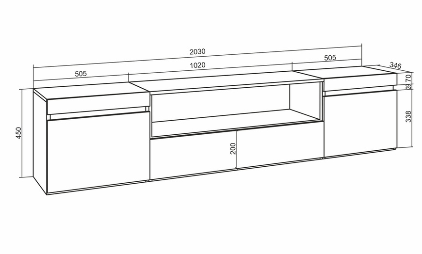 Image 36: Module TV style industriel 