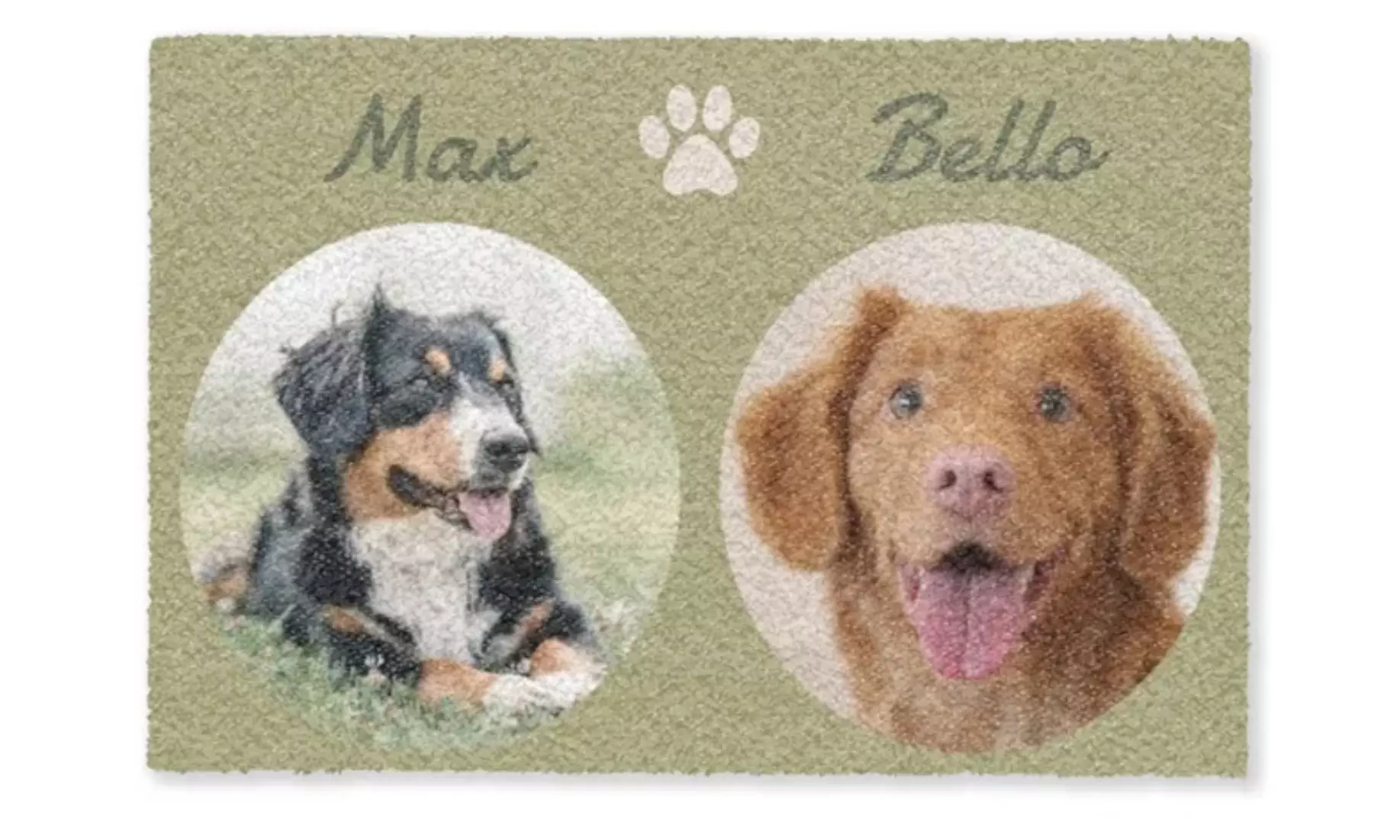 Fußmatte mit Namen in Design nach Wahl