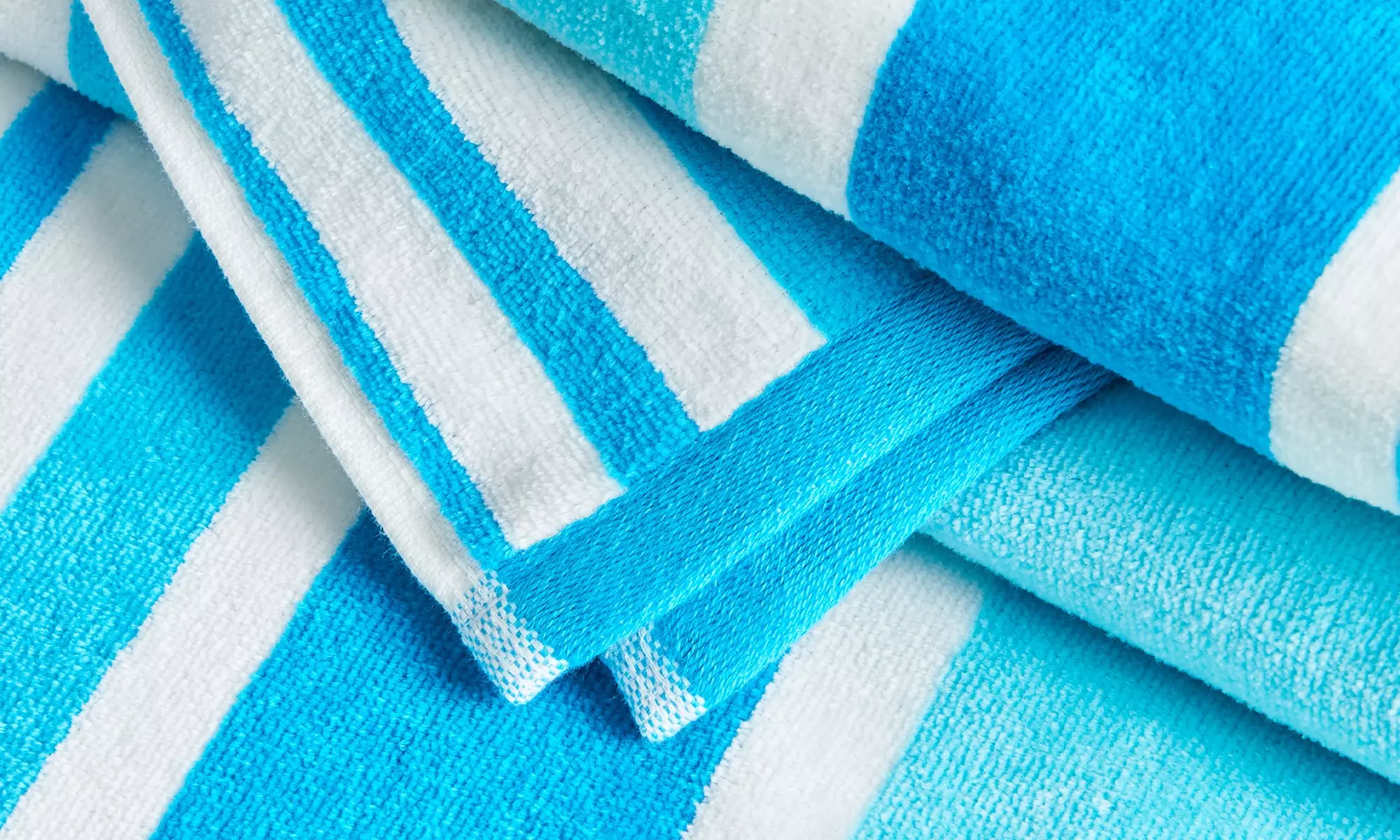FreshFolds Four Pack Cotton Velour Beach Towels