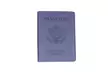 RFID Travel Wallet with Card Slot Faux Leather Passport Case Vaccine Card Holder - Second Medium