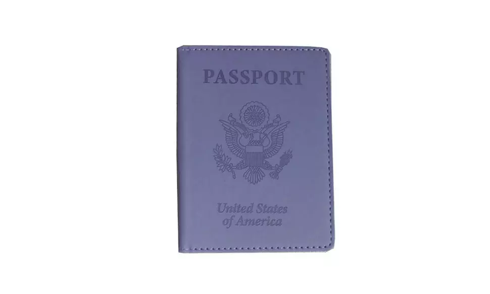 RFID Travel Wallet with Card Slot Faux Leather Passport Case Vaccine Card Holder