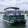 Image 3: Tritoon Boat Rentals for Water Exploration and Relaxation